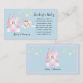 Bücher für Babydusche Begleitkarte (Vorne/Hinten)