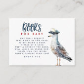 Bücher für Babydusche Begleitkarte (Vorderseite)