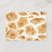 Bücher für Babydusche Begleitkarte (Rückseite)