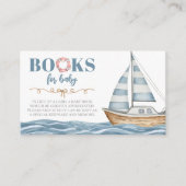 Bücher für Babydusche Begleitkarte (Vorderseite)