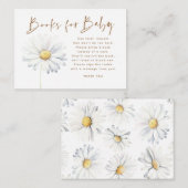 Bücher für Babydusche Begleitkarte (Vorne/Hinten)