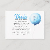 Bücher für Babydusche Begleitkarte (Vorderseite)