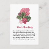 Bücher für Babydusche, Bläschen und Brunch Begleitkarte (Vorderseite)