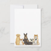 Bücher für Babydusche Einladung (Rückseite)