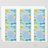 Bücher für Babyduschkarten, Kinderbecken, Babydusc (Vorne/Hinten)