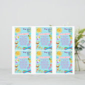 Bücher für Babyduschkarten, Kinderbecken, Babydusc (Stehend Vorderseite)