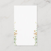 Bücher für Babyflorendusche Begleitkarte (Rückseite)