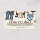 Bücher für Babygehäuse Begleitkarte (Vorderseite)