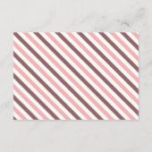 Bücher für Babykarte, Aquarellblume Begleitkarte (Rückseite)