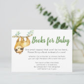 Bücher für Babykarten Begleitkarte (Stehend Vorderseite)