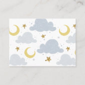 Bücher für Babykarten Visitenkarte (Rückseite)