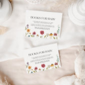 Bücher für Babykartenfloral Mitteilungskarte