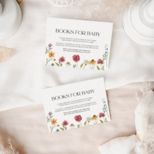 Bücher für Babykartenfloral Mitteilungskarte