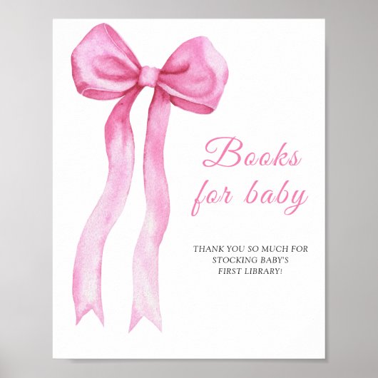 Bücher für Babyposter Poster (Vorne)