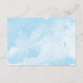 Bücher für Babys mit zwei Jungen Aquarellgold Begleitkarte (Rückseite)