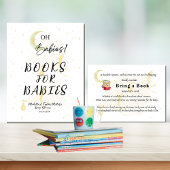 Bücher für Babys Oh Babys! Neutrale Zwillingsstorc Sockelschild