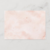 Bücher für Babys Zwillinge Aquarellfarben Rosa Begleitkarte (Rückseite)