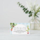 Bücher für Babytickets für einheimische Bauern Begleitkarte (Stehend Vorderseite)