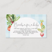 Bücher für Babytickets für einheimische Bauern Begleitkarte (Vorderseite)