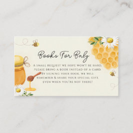 Bücher für Babywabendusche Begleitkarte