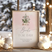 Bücher für Babyzeichen. Winterrosa Bücher für Baby Poster