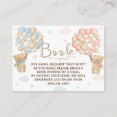 Bücher für Bärenstars & Balloons Begleitkarte (Vorderseite)