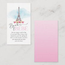 Bücher für Bébé Baby-Shower-Einlage