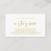 Bücher für das Baby, Bitte bringen Sie ein Geschic Begleitkarte (Vorderseite)