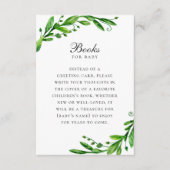 Bücher für das Baby. Bringen Sie eine Buchanfrage  Begleitkarte (Vorderseite)