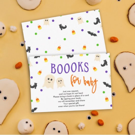 Bücher für das Baby Halloween Showbaby Book Reques Begleitkarte