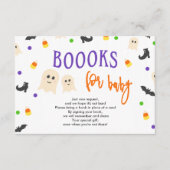 Bücher für das Baby Halloween Showbaby Book Reques Begleitkarte (Vorderseite)
