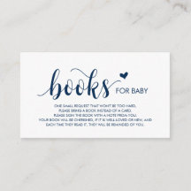 Bücher für das Baby, Moderne Rustikale Navy Blue S
