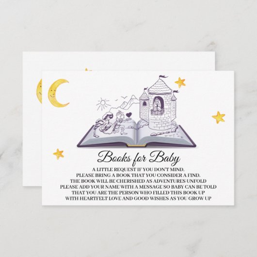 *~* Bücher für das Baby Princess Pop Up Book Begleitkarte (Vorne/Hinten)