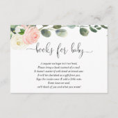 Bücher für das junge Mädchen rot rosa weiß elegant Begleitkarte (Vorderseite)