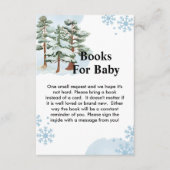 Bücher für den Schneeflocken von Kleinkindern Begleitkarte (Vorderseite)