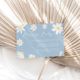 Bücher für die Babykarte Daisy Dusty Blue Mitteilungskarte