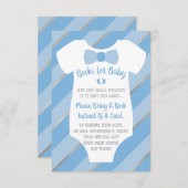 Bücher für die Babykarte, zwei Meter Begleitkarte (Vorne/Hinten)