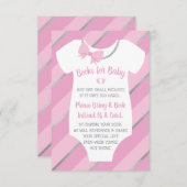 Bücher für die Babykarte, zwei Meter Begleitkarte (Vorne/Hinten)