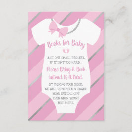 Bücher für die Babykarte, zwei Meter Begleitkarte