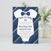 Bücher für die Babykarte, zwei Meter Begleitkarte (Stehend Vorderseite)