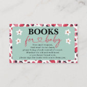 Bücher für die Babynahrung Berry Baby Dusche Begleitkarte (Vorderseite)