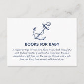 Bücher für die Babynahrung Kinderschuh Weiß Begleitkarte (Vorderseite)