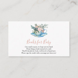 Bücher für die Babysteckkarte Begleitkarte