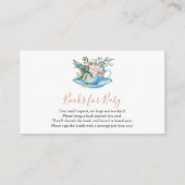 Bücher für die Babysteckkarte Begleitkarte (Vorderseite)