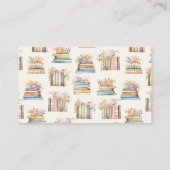 Bücher für die Babyverpackungskarte Begleitkarte (Rückseite)