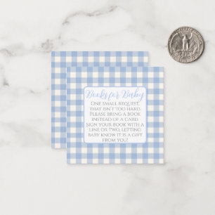 Bücher für die Babyverpackungskarte Mitteilungskarte