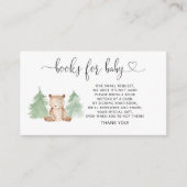 Bücher für die Holzbärenhalterung Begleitkarte (Vorderseite)