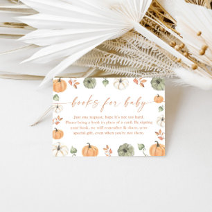 Bücher für die Kinderkarte   Fall Pumpkin Baby Dus Begleitkarte