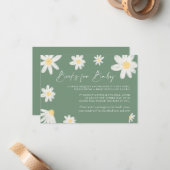 Bücher für die Kinderkarte Kindergarten Grün Mitteilungskarte (Vorderseite/Rückseite Beispiel)