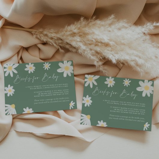 Bücher für die Kinderkarte Kindergarten Grün Mitteilungskarte